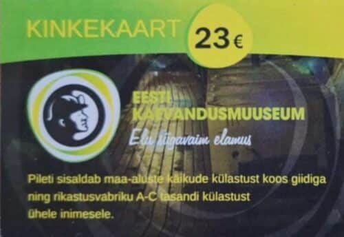 KINKEKAART 23€